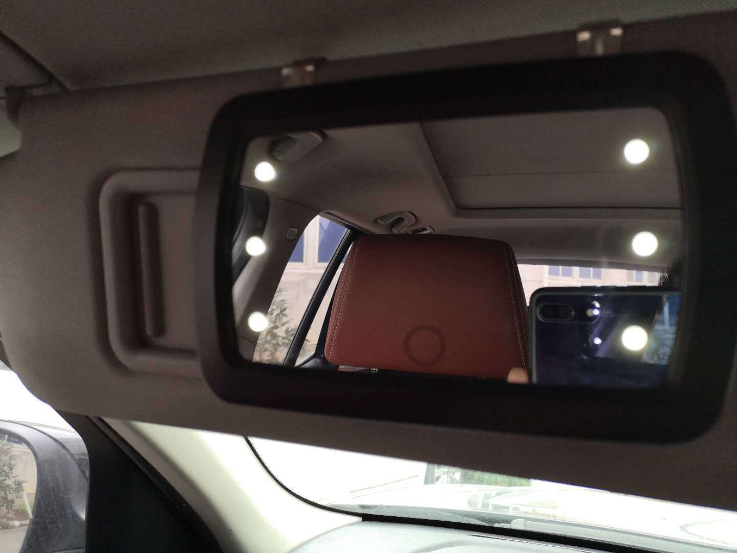 Car LED Cosmetic Mirror Sun Visor - parlezmode.com