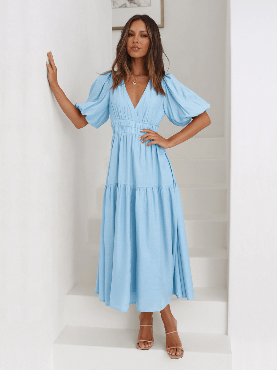 Elaria® | Robe Élégante à Volants - parlezmode.com