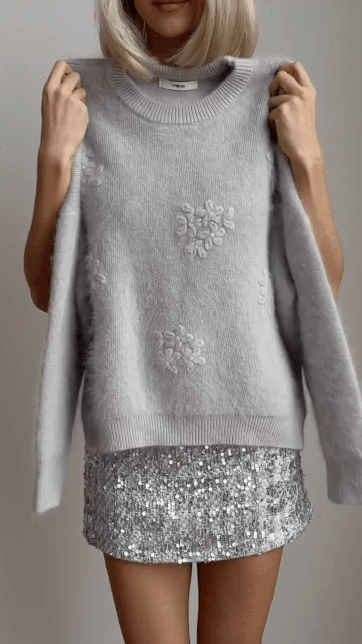 Mélina® | Pull Col Rond Douillet - parlezmode.com