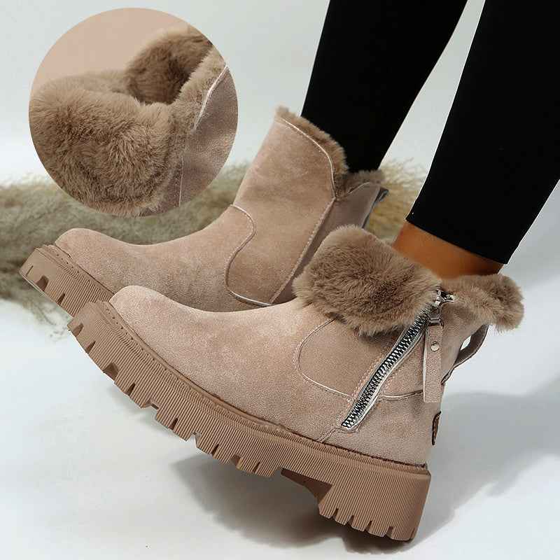 Aurielle® Bottes Hivernales Luxueuses : Adoptez le Style Parisien avec Bijoux Minimalistes Femme Sac à Main Chic Femme et Plus - parlezmode.com