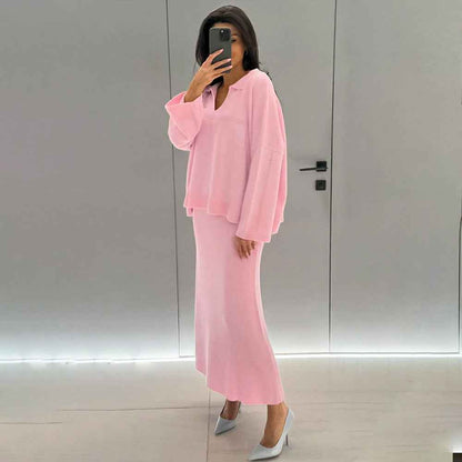 Seraphine® | Robe Chemise Longue Élégante à Manches Longues Cintrée - parlezmode.com