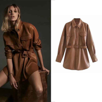 Nora® | Blouson Faux Cuir Chic - parlezmode.com