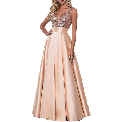 Sequined Skin Formal Evening Dress - parlezmode.com