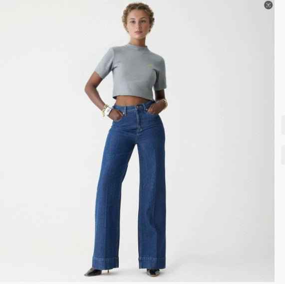 Fashion Loose Elastic Trousers Jeans For Women