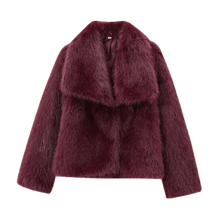 Sofie® | Veste en Fausse Fourrure de Luxe avec Col à Revers - parlezmode.com