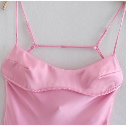 Éléna – Robe Satinée Élégante - parlezmode.com