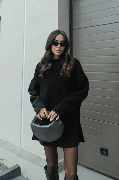 Clara® | Ensemble Élégant Pull et Jupe Courte - parlezmode.com