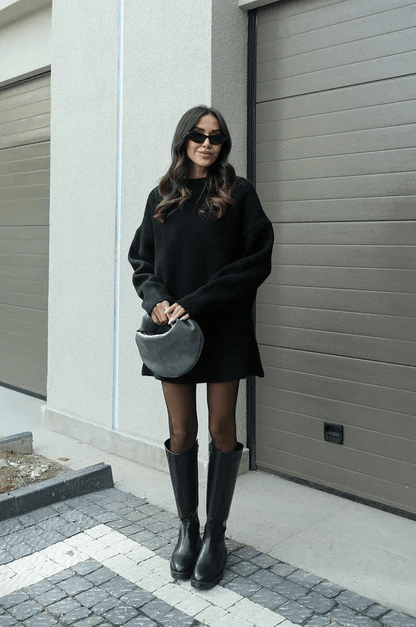 Clara® | Ensemble Élégant Pull et Jupe Courte - parlezmode.com