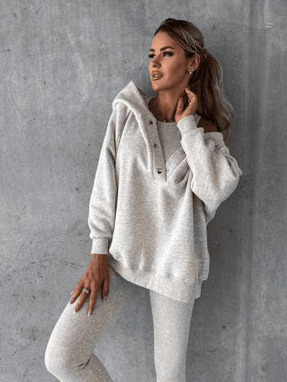 Ensemble Vera® | Sweat à Capuche, Gilet et Pantalon - parlezmode.com