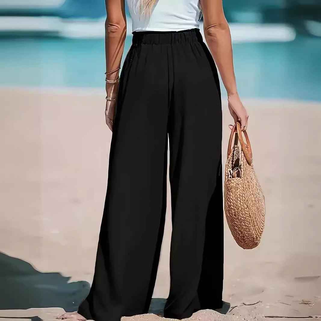 Noiréa® | Pantalon Large Élégance Décontractée