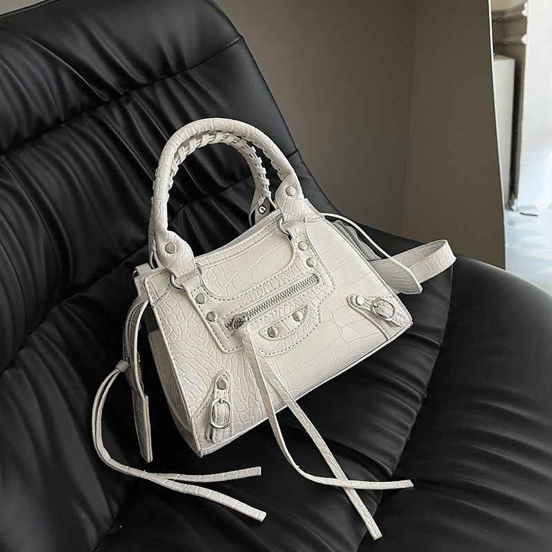 New Portable Rivet Tassel Personality Messenger Bag