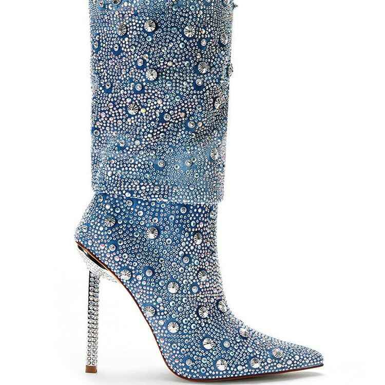 Fashionable Pointy Heel Boots For Women - parlezmode.com