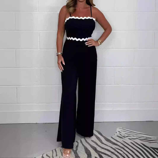Noemys® | Combinaison Bustier Élégante à Jambes Larges
