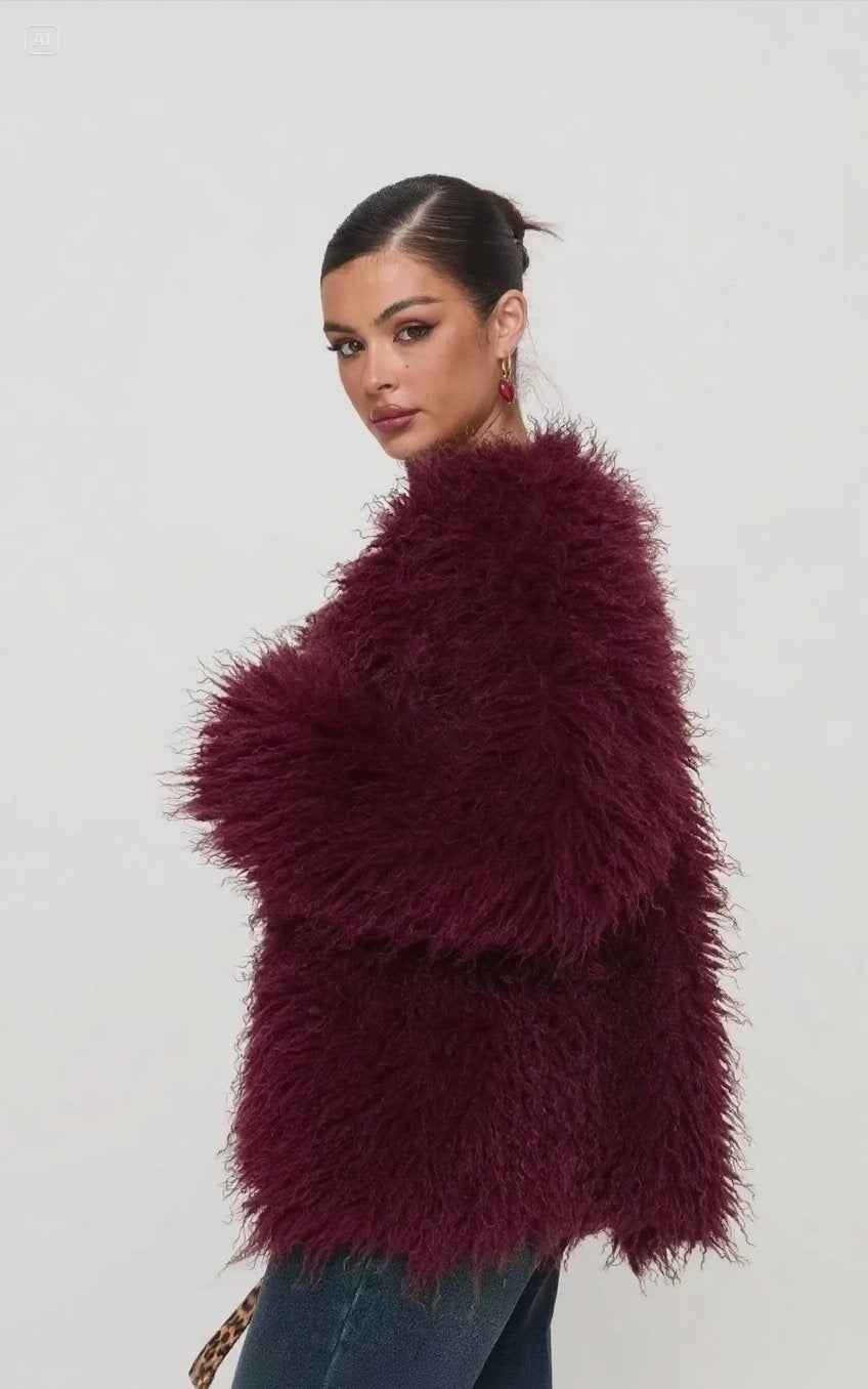 Coat Faux Fur Jacket - parlezmode.com