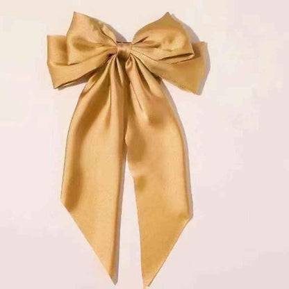 Big Bow Hairpin Red Headwear Women