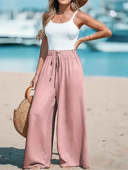 Noiréa® | Pantalon Large Élégance Décontractée