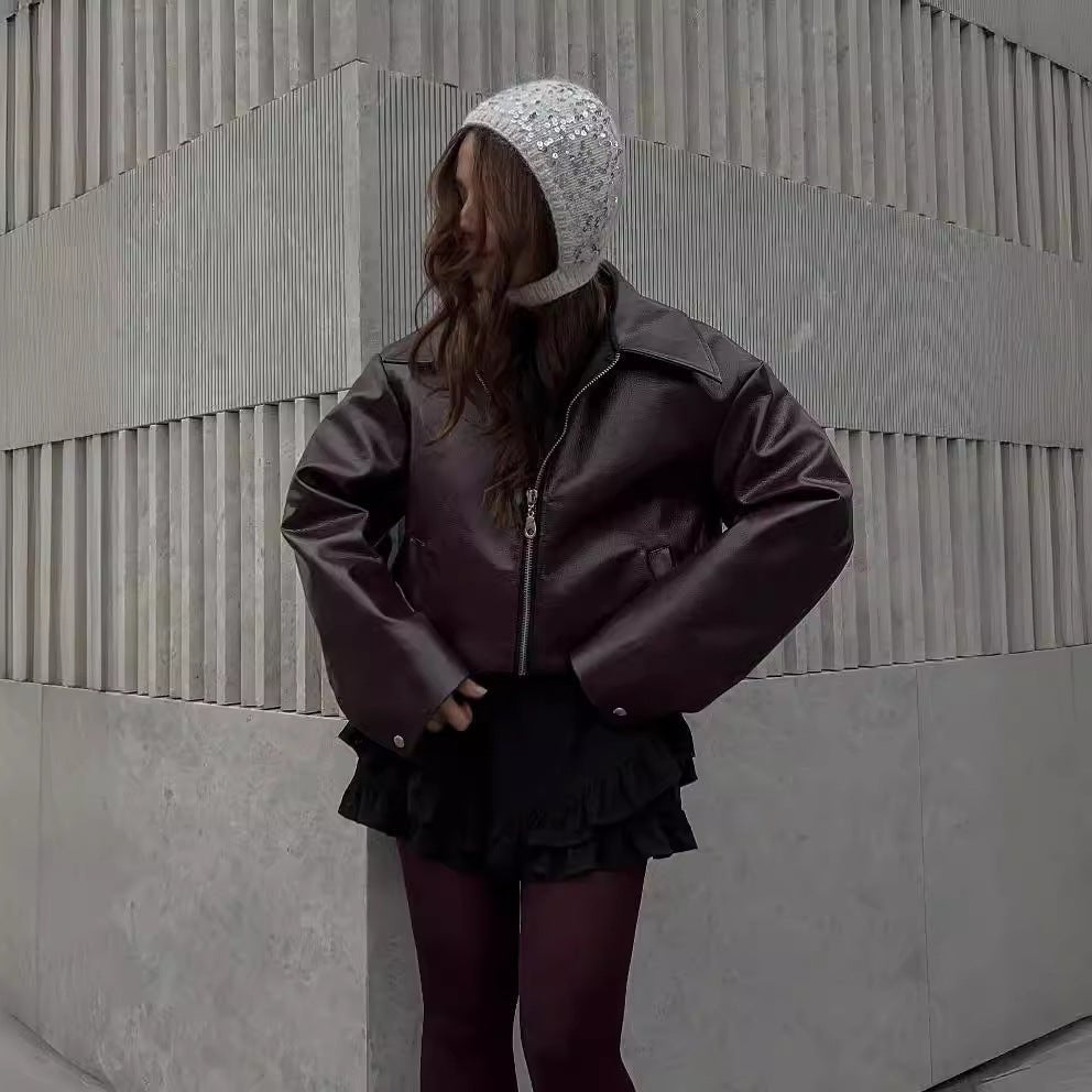 Julien® | Blouson Intemporel en Similicuir - parlezmode.com