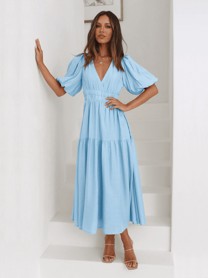 Elaria® | Robe Élégante à Volants - parlezmode.com
