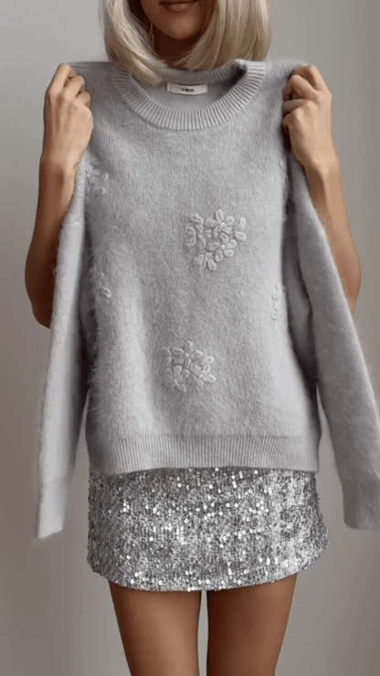 Mélina® | Pull Col Rond Douillet - parlezmode.com