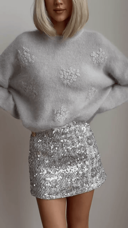 Mélina® | Pull Col Rond Douillet - parlezmode.com