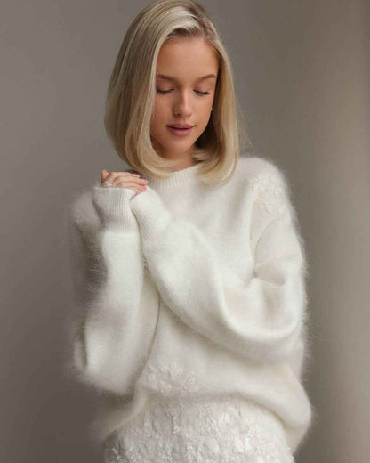 Mélina® | Pull Col Rond Douillet - parlezmode.com