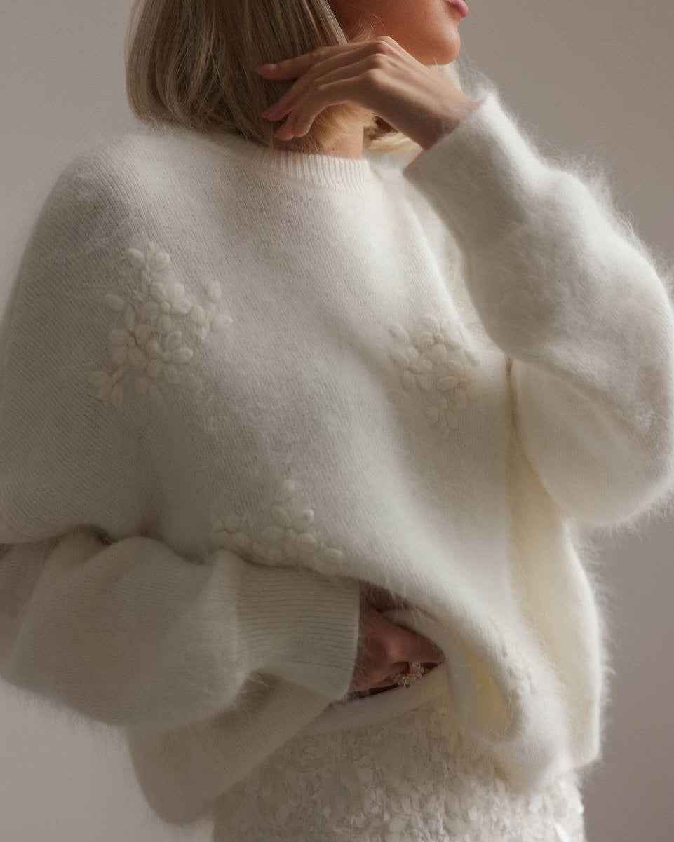 Mélina® | Pull Col Rond Douillet - parlezmode.com