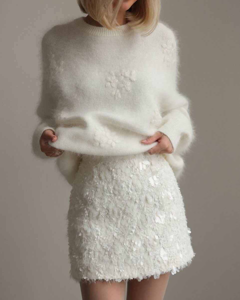 Mélina® | Pull Col Rond Douillet - parlezmode.com