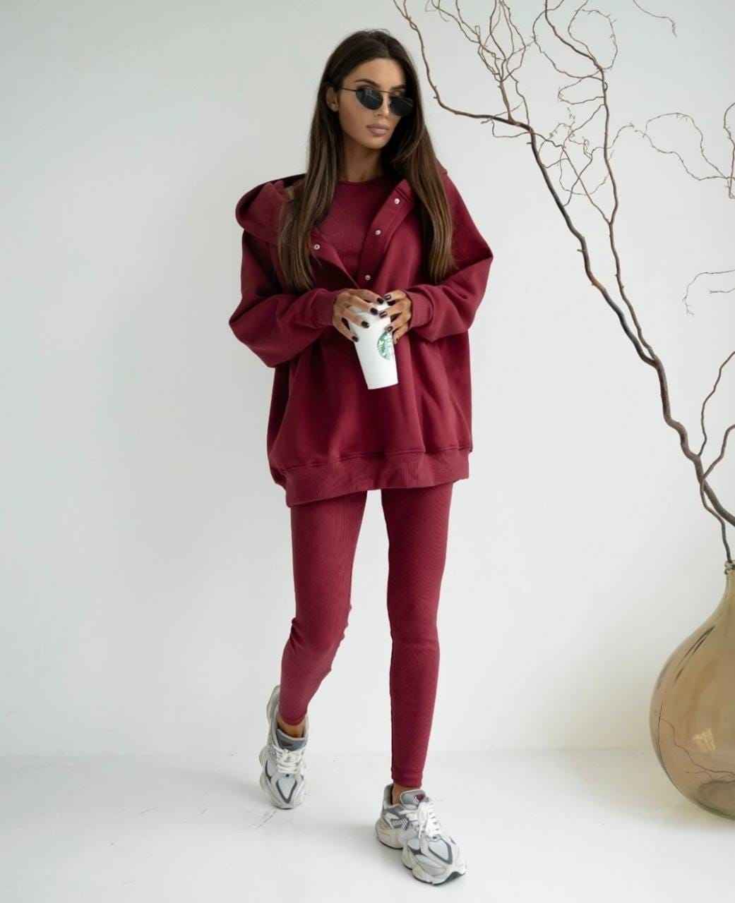 Ensemble Vera® | Sweat à Capuche, Gilet et Pantalon - parlezmode.com