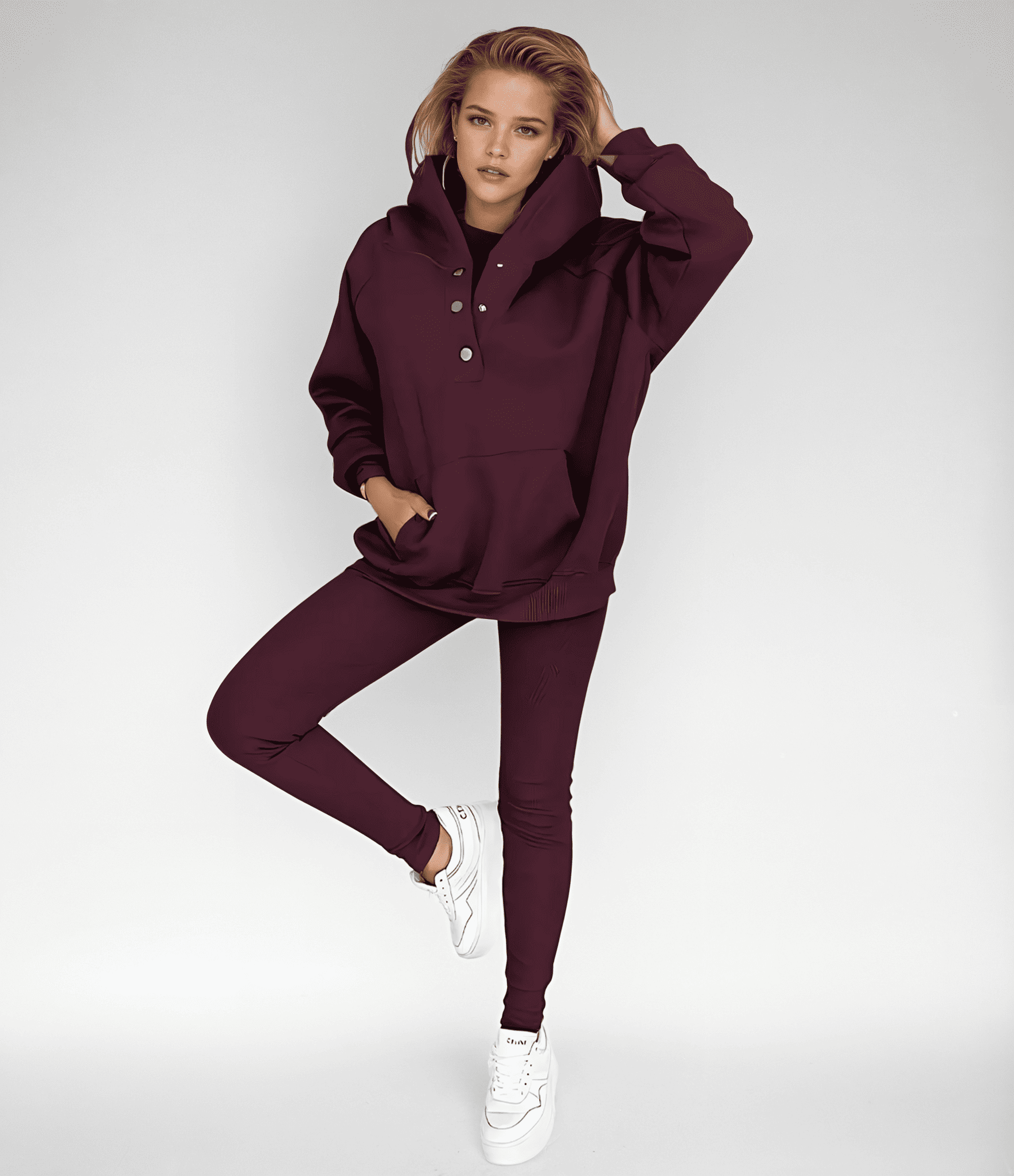 Ensemble Vera® | Sweat à Capuche, Gilet et Pantalon - parlezmode.com
