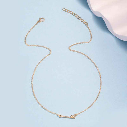 European And American Popular New Fashion Gold-plated Moon Star Necklace