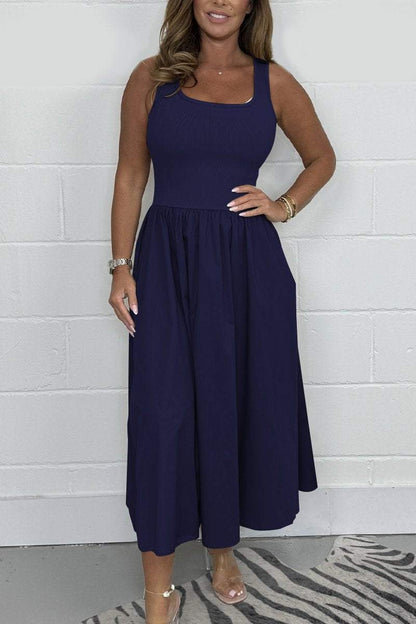 Valarène® | Robe Taille Cintrée Élégance Pure – Style Épuré