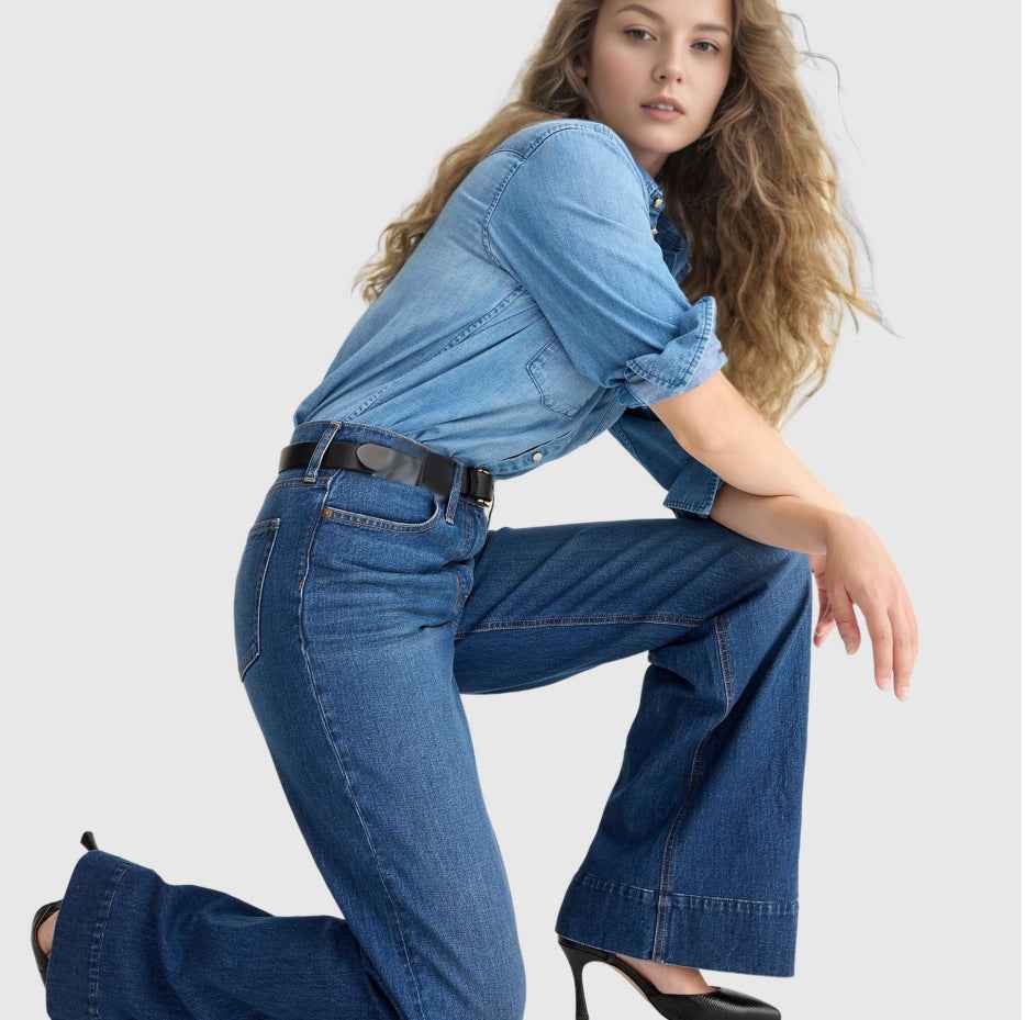 Fashion Loose Elastic Trousers Jeans For Women - parlezmode.com