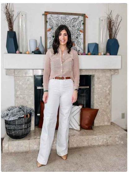 High Waist Wide Leg Pants Women Jeans Vintage Jeans Women - parlezmode.com