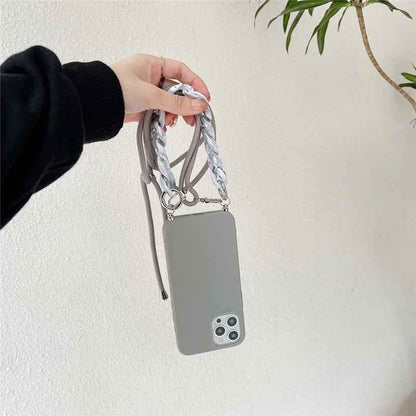 Chain Mobile Phone Case 3 In 1 Cross - body Wrist Strap - parlezmode.com