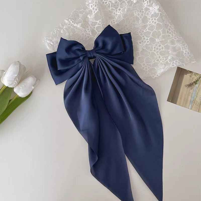 Big Bow Hairpin Red Headwear Women