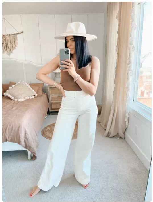 High Waist Wide Leg Pants Women Jeans Vintage Jeans Women - parlezmode.com