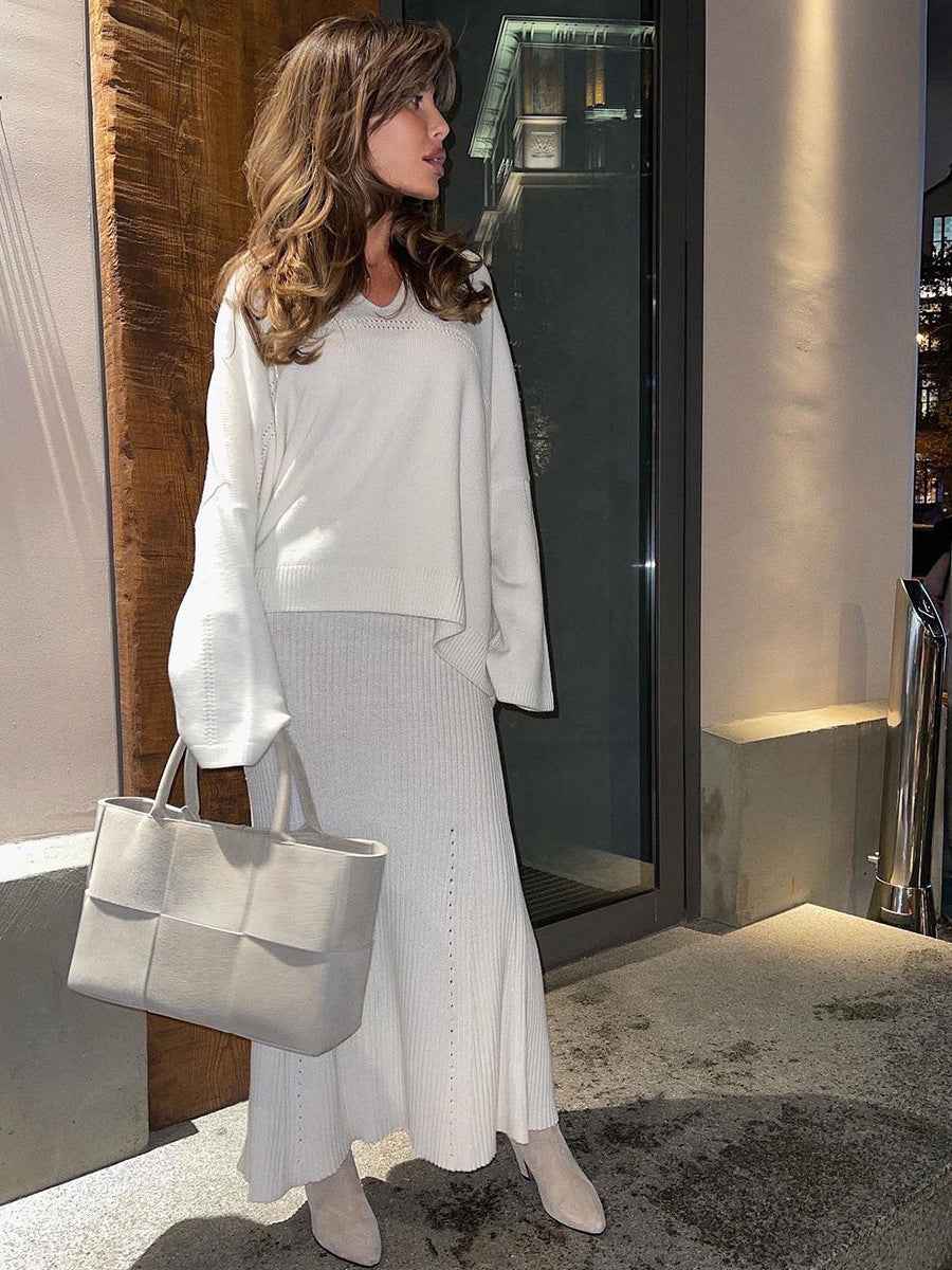 Seraphine® | Robe Chemise Longue Élégante à Manches Longues Cintrée - parlezmode.com