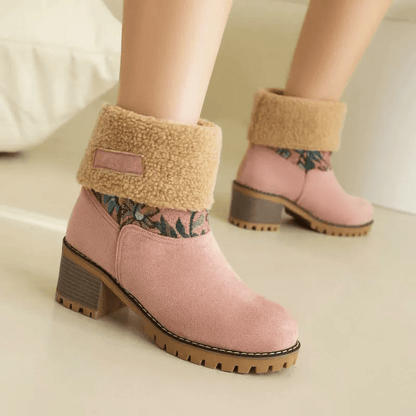 Amara® | Bottes Hivernales Brodées de Fleurs - parlezmode.com