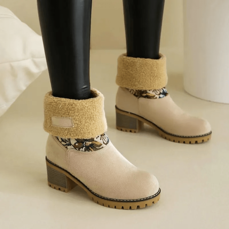 Amara® | Bottes Hivernales Brodées de Fleurs - parlezmode.com